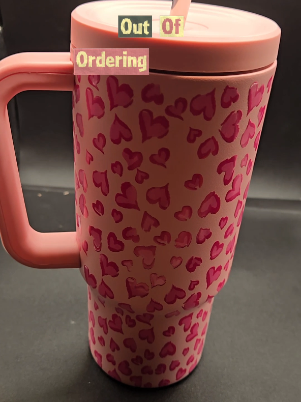 TikTok post by @everydaylifewithalice for Meoky Cup. Caption reads: #MeokyTumbler #TikTokMadeMeBuyIt #PinkGirlThings....