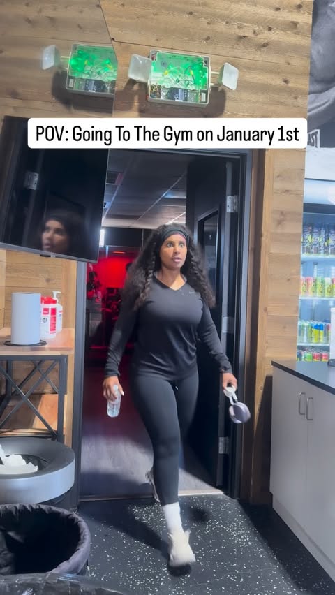 Instagram post by @saralovestyle for C4 Energy. Caption reads: By January 16th most gyms empty out in my....