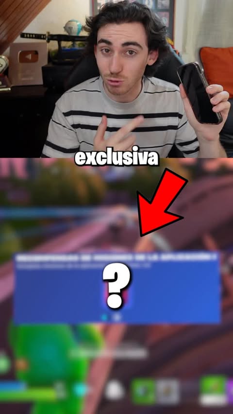 Instagram post by @doblettv for Fortnite. Caption reads: [...] de Móvil🤩 #epicpartner #ad #doblefn....
