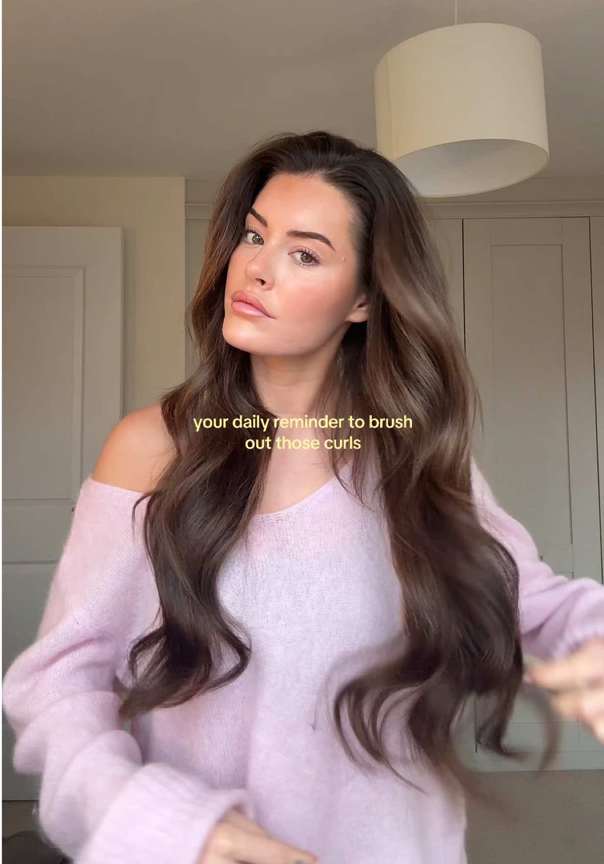 TikTok post by @sophiedeanstonehouse for BeautyWorks. Caption reads: [...] doing? 💁🏼‍♀️ @Beauty Works #curls....