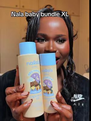 TikTok post by @priscauma for Nala’s Baby. Caption reads: The absolute Best baby lotion for new born babies....