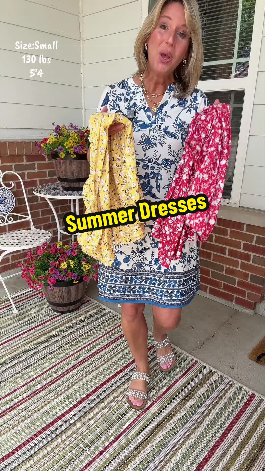 TikTok post by @carolinagirl1007 for OFEEFAN. Caption reads: [...] #SummerFashion #SummerVibes @OFEEFAN.