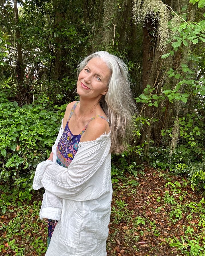 Instagram post by @margaretaginggrayfully for Natural Life. Caption reads: “Some days I am more wolf than woman, and I am....