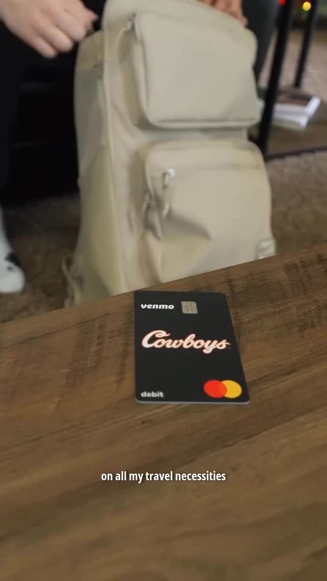 Instagram post by @amari.whiting for Venmo. Caption reads: [...] what always makes it in my travel bag @venmo....