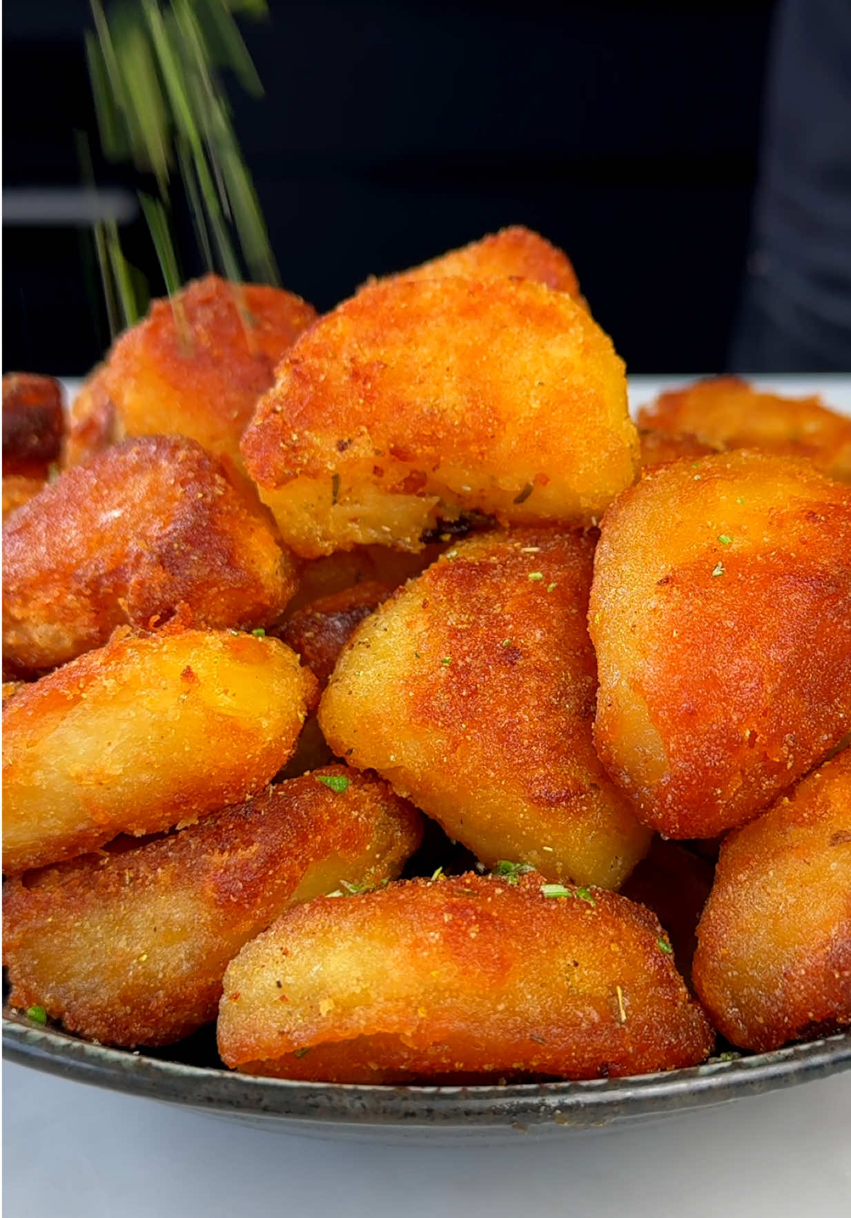 TikTok post by @samseats for Waitrose. Caption reads: [...] Roast Potatoes 🥔 Using all things @Waitrose....