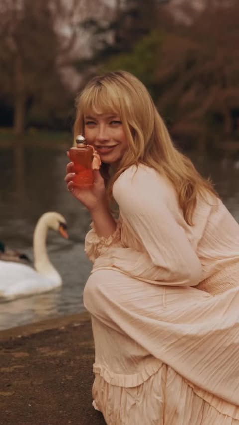 Instagram post by @llolaclark for PARFUMS de MARLY. Caption reads: Free when with Athénaïs by @parfumsdemarly 🫶....