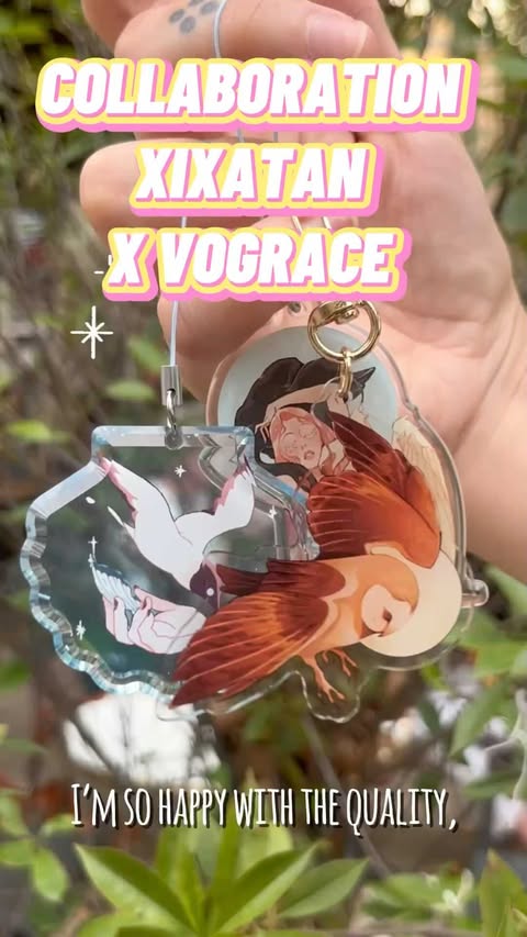 Instagram post by @xixatan for Vograce. Caption reads: COLLABORATION WITH @vograce_official ✨ For years,....