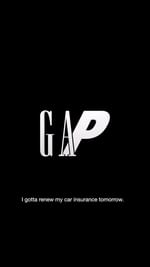 Instagram post by @gareth_skewis for Palace Skateboards. Caption reads: @palaceskateboards @gap @gapkids 
• PALACE GAP
•....