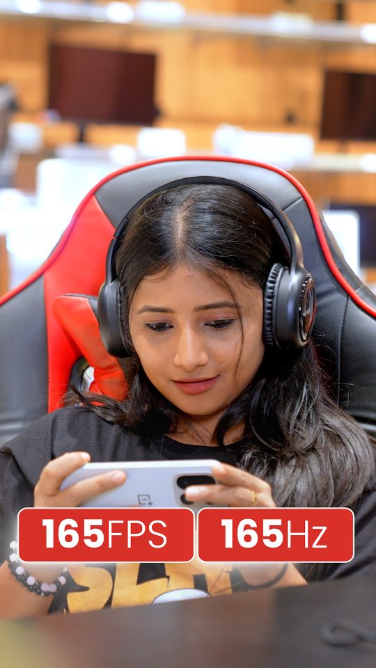 Instagram post by @___chippu___chippy for Poorvika. Caption reads: Think oneplus think poorvika....