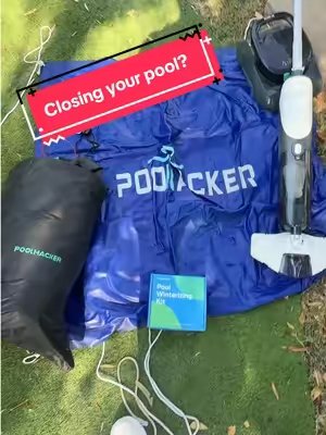 TikTok post by @sidneyhankins for Poolhacker. Caption reads: #poolhacker #abovegroundpool #pooltok #pool [...].