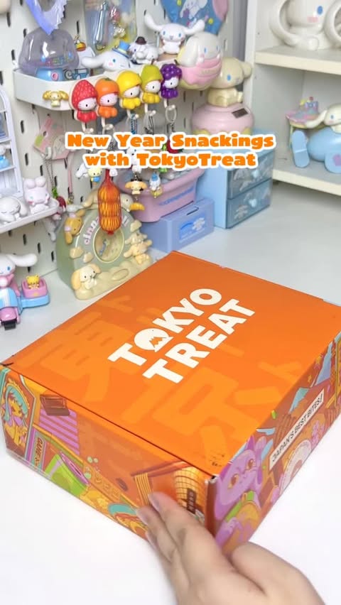 Instagram post by @iyamoroll for TokyoTreat. Caption reads: FUN FACT: Japanese snacks actually look like the....