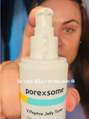 TikTok post by @b.adorable93 for Dr. Nineteen. Caption reads: Dr. Nineteen Pore X Some Jelly Toner 🍧✨ A calming....