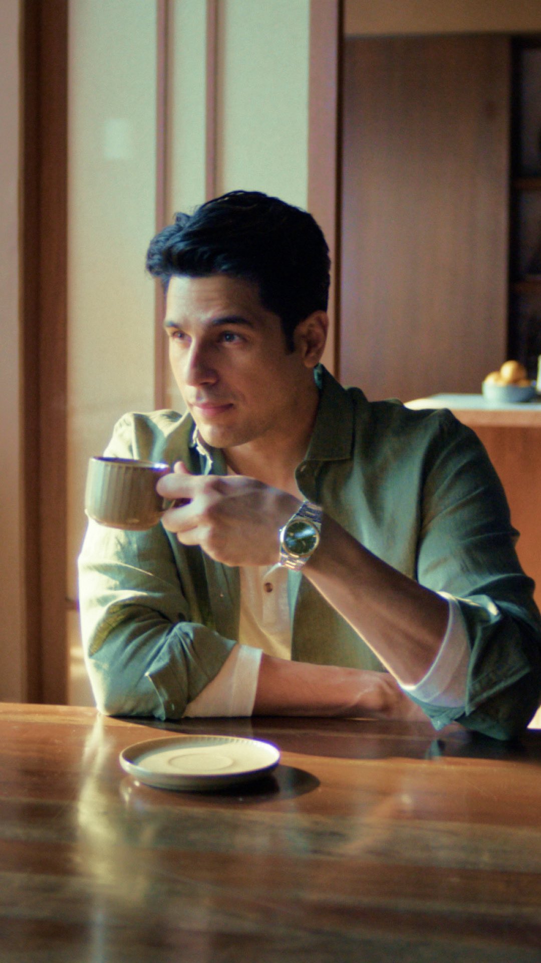 Instagram post by @sidmalhotra for Movado. Caption reads: Strength in design. Style in motion. 

Featuring....