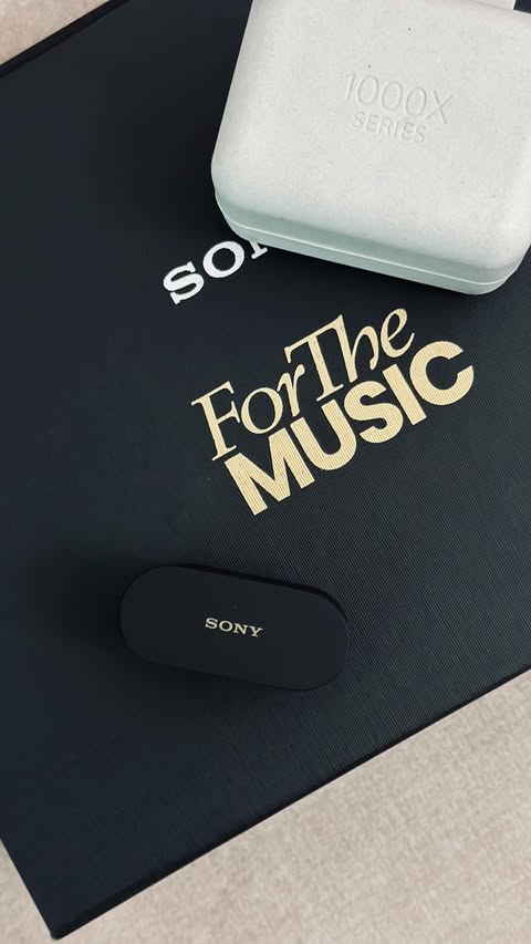 Instagram post by @moejana for Sony. Caption reads: [...] the first note… silence. Global launch....