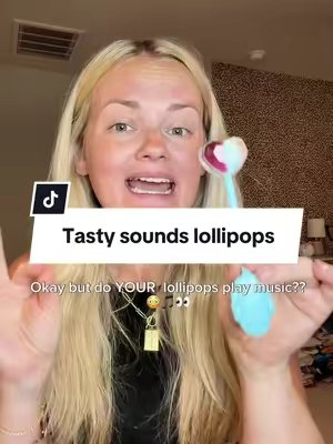 TikTok post by @lindsaynicoleeee for Amos Sweets. Caption reads: [...] Your kids will LOVE these!!🤌🏼 🎶 @Amos....