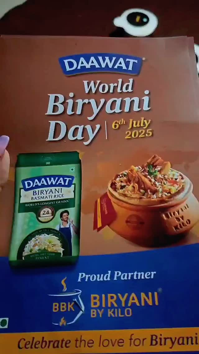 Instagram post by @shrutishree.shree for Biryani By Kilo. Caption reads: Whether you’re a biryani lover or not, you HAVE to....