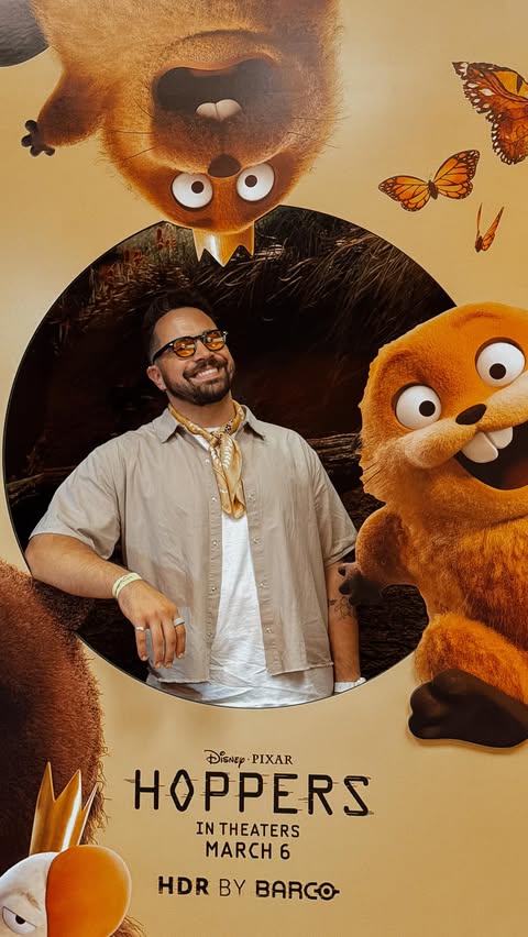 Instagram post by @blakesilva for Pixar. Caption reads: [...] the laser projection is. Thank you, @pixar....