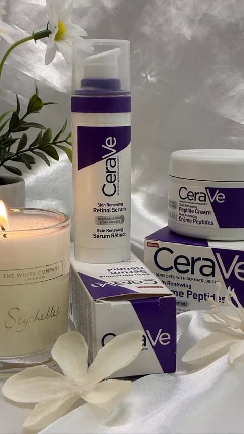 Instagram post by @suzi_m03 for WPP. Caption reads: 💜 CeraVE ANTI-AGING DREAM TEAM: RETINOL SERUM x....