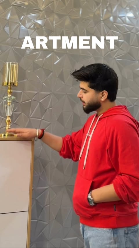 Instagram post by @pranshushxrma for The Artment. Caption reads: [...] MY CODE - PRANSHU18 TO GET 10% OFF....