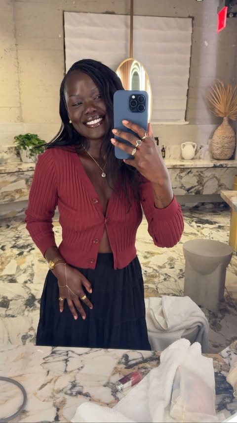 Instagram post by @nymatang for Vaseline. Caption reads: I’m really focused on taking care of my skin this....