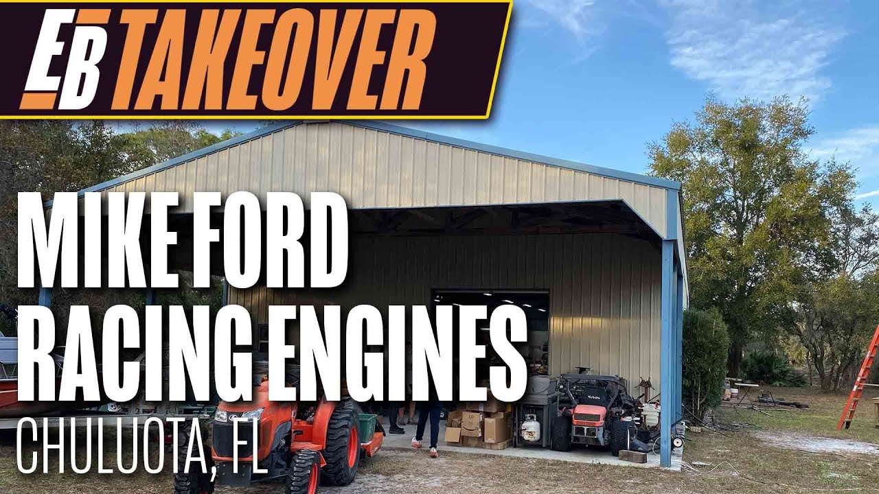 YouTube post by @EngineBuilder for Driven Racing Oil. Caption reads: [...] Takeovers are brought to you by....