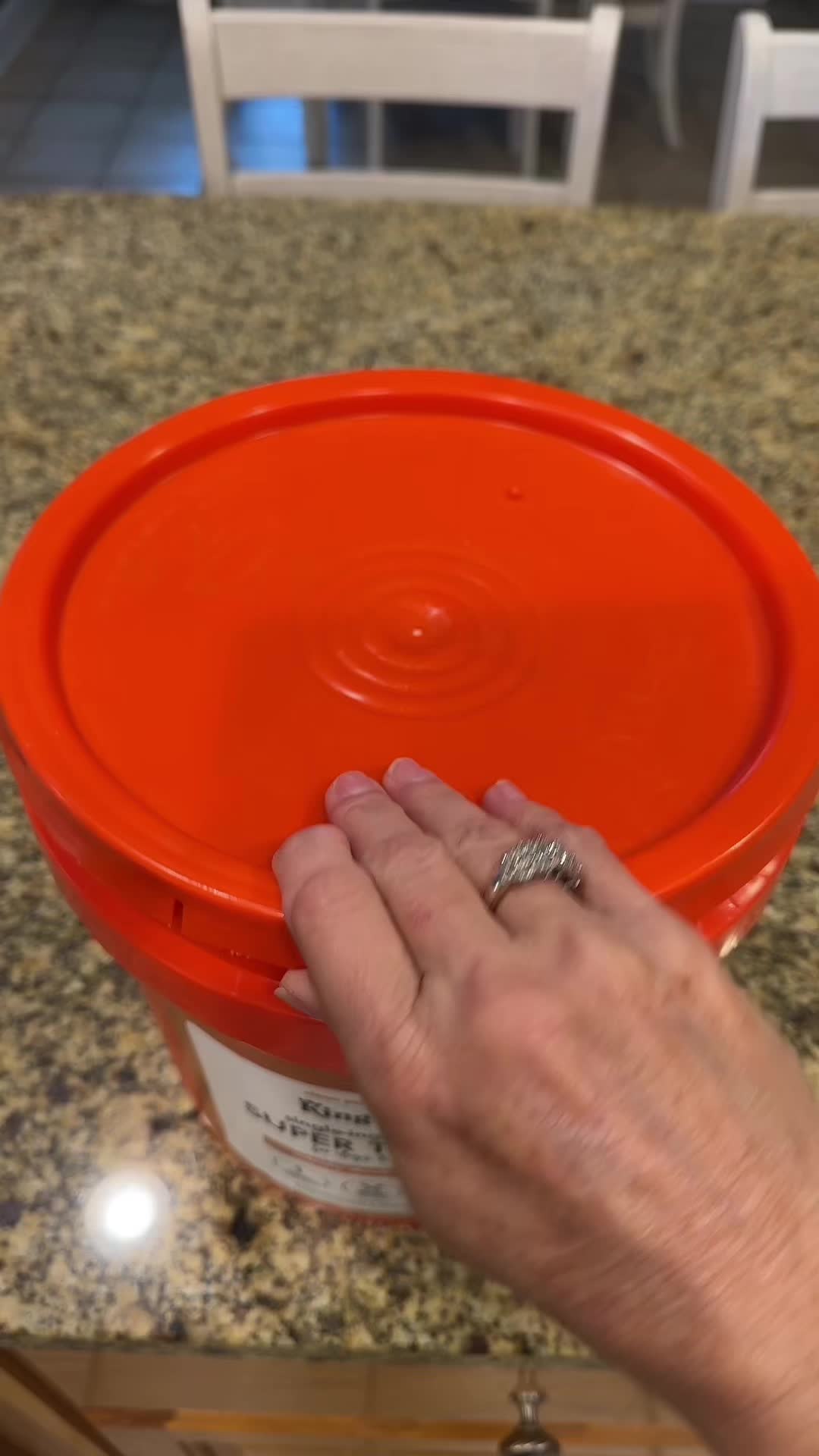 TikTok post by @shancunn3 for King Lou. Caption reads: Is it creepy? Yes but it is a healthy all natural....