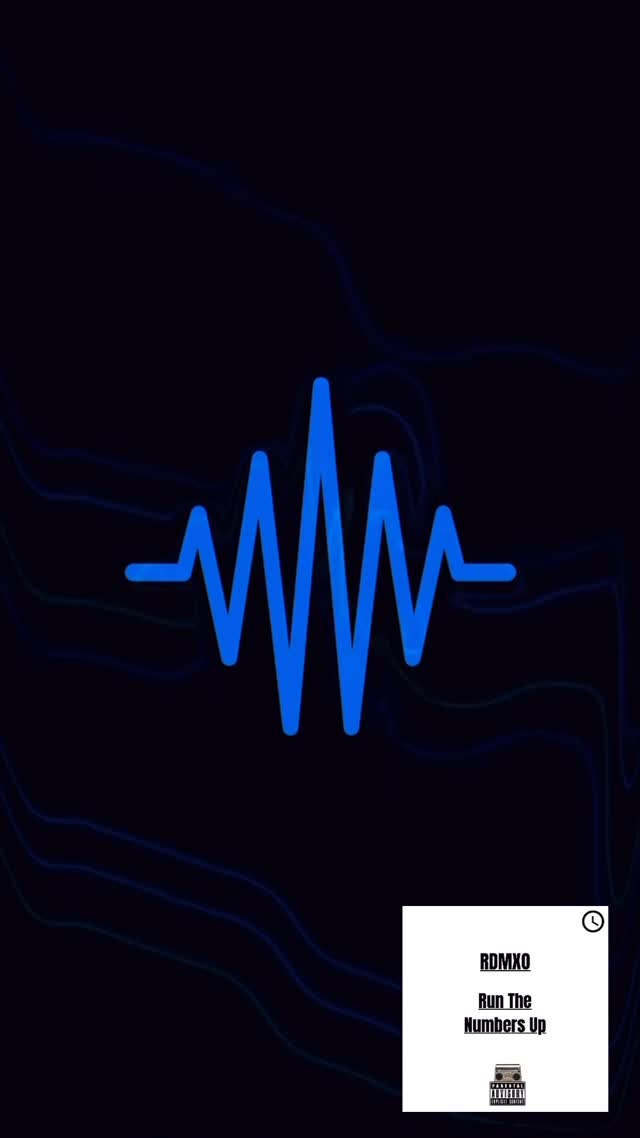 Instagram post by @rdmxo_ for SoundCloud. Caption reads: RDMXO - Run The Numbers Up - OUT NOW 🧨🤟 

#RDMXO....