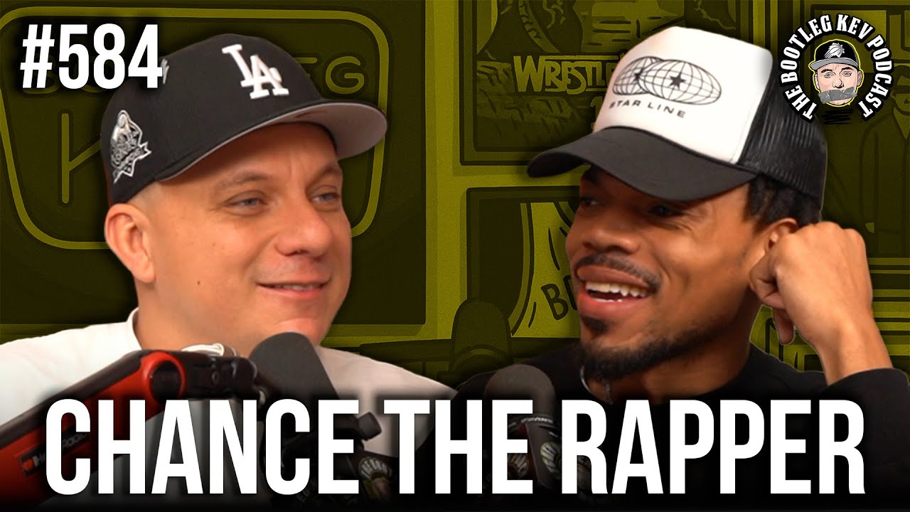 YouTube post by @BootlegKev for Jardin Las Vegas. Caption reads: Chance The Rapper Talks Acid Rap, New Album, Blog....