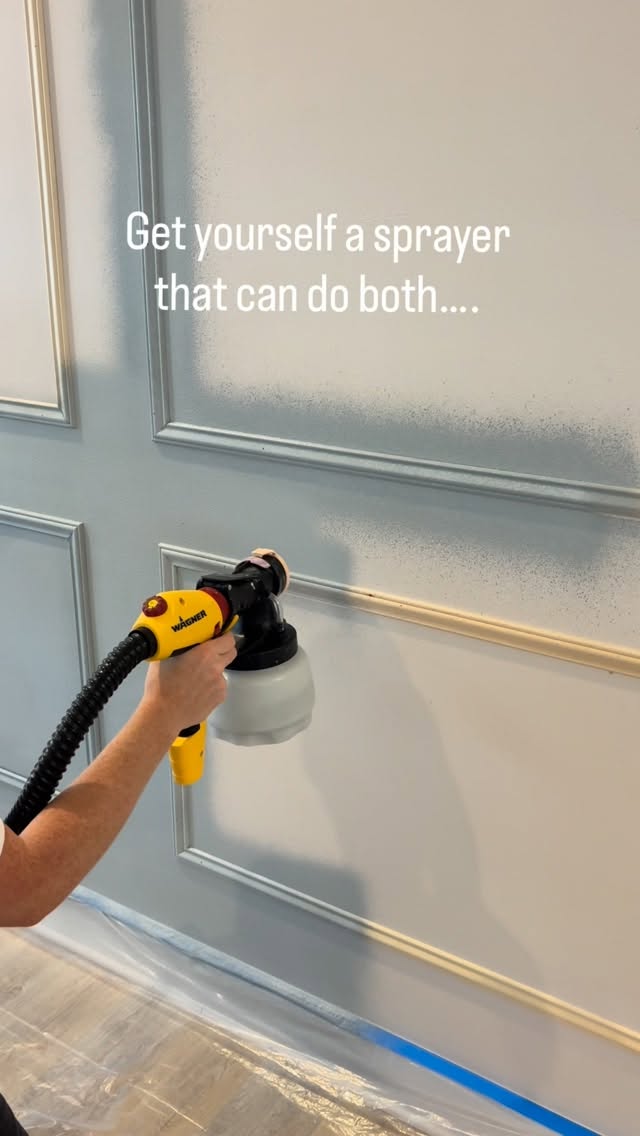 Instagram post by @evergreenrestorations for Wagner SprayTech. Caption reads: This @wagnerspraytech Flexio 5000 will always be....