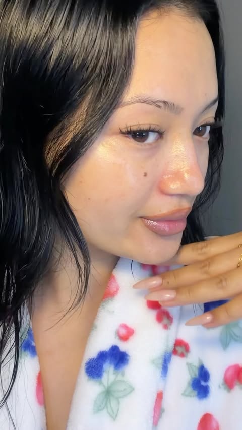 Instagram post by @sandhyashhrestha for Alya Skin TM. Caption reads: Non negotiable before and after a full beat🧸🤍....