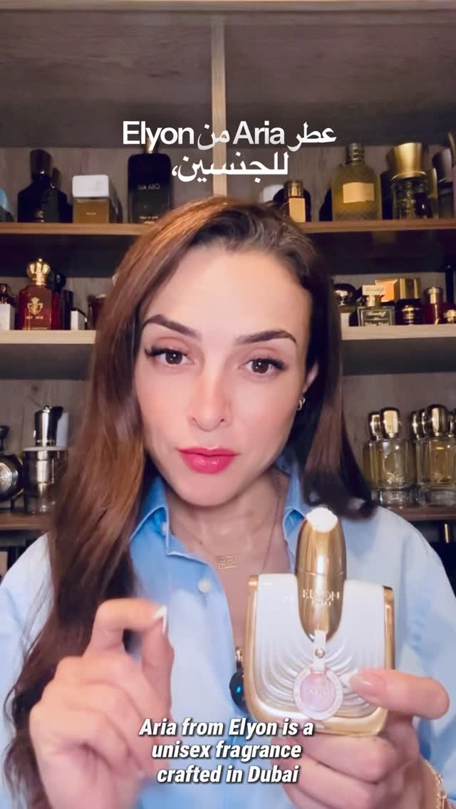 Instagram post by @dinascentales for Elyon Dubai. Caption reads: [...] Aria, the latest release by @elyondubai 
If....