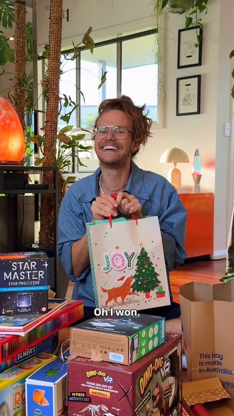 Instagram post by @iam.mrluke for Officeworks. Caption reads: My little legends have been sharing their....