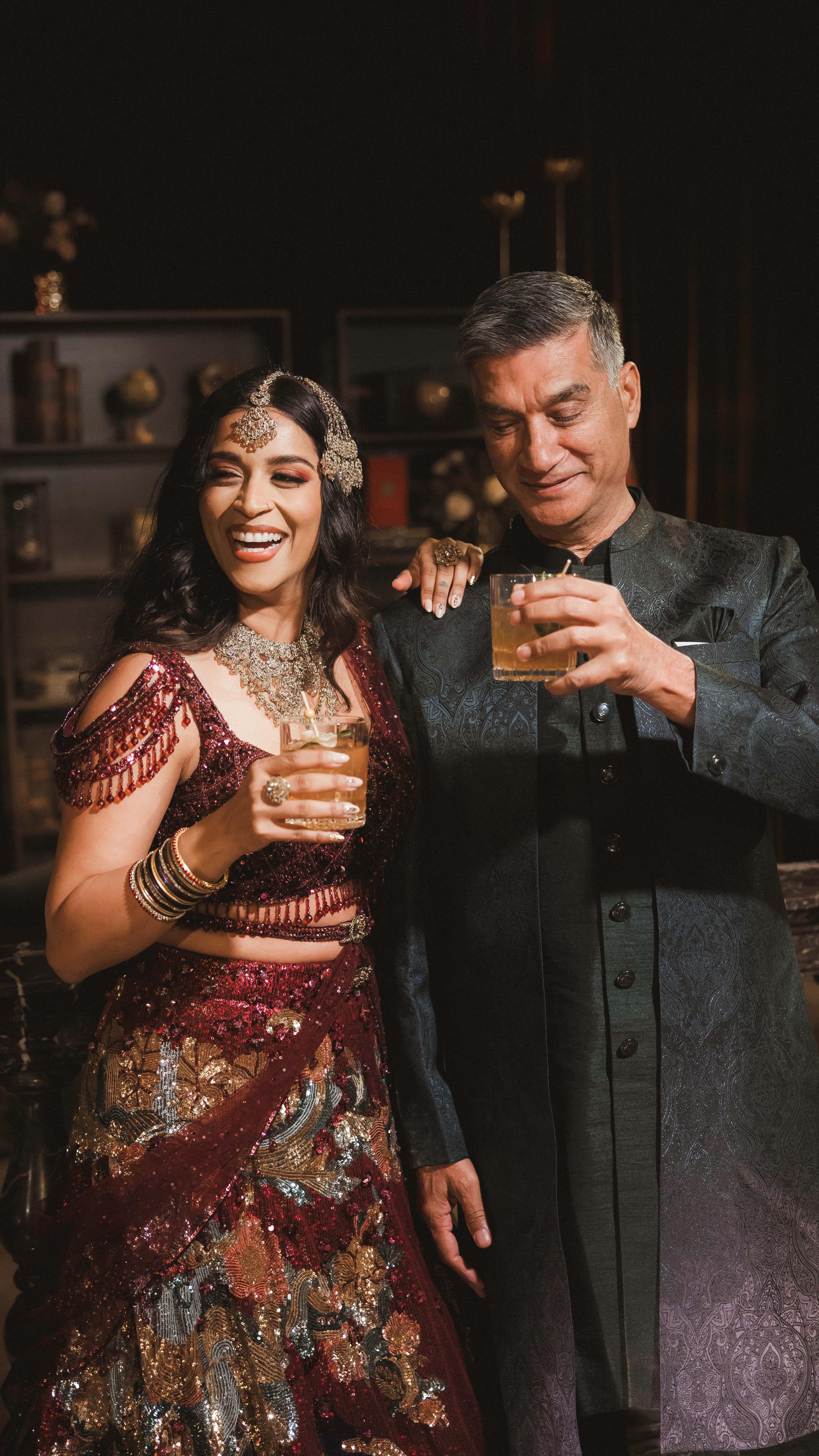 Instagram post by @lilly for Johnnie Walker. Caption reads: Happy holidays, from my family to yours. #ad....