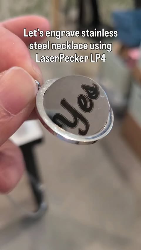 Instagram post by @crafty_at_heart for LaserPecker. Caption reads: LaserPecker sent me their LP4 to use on some of my....