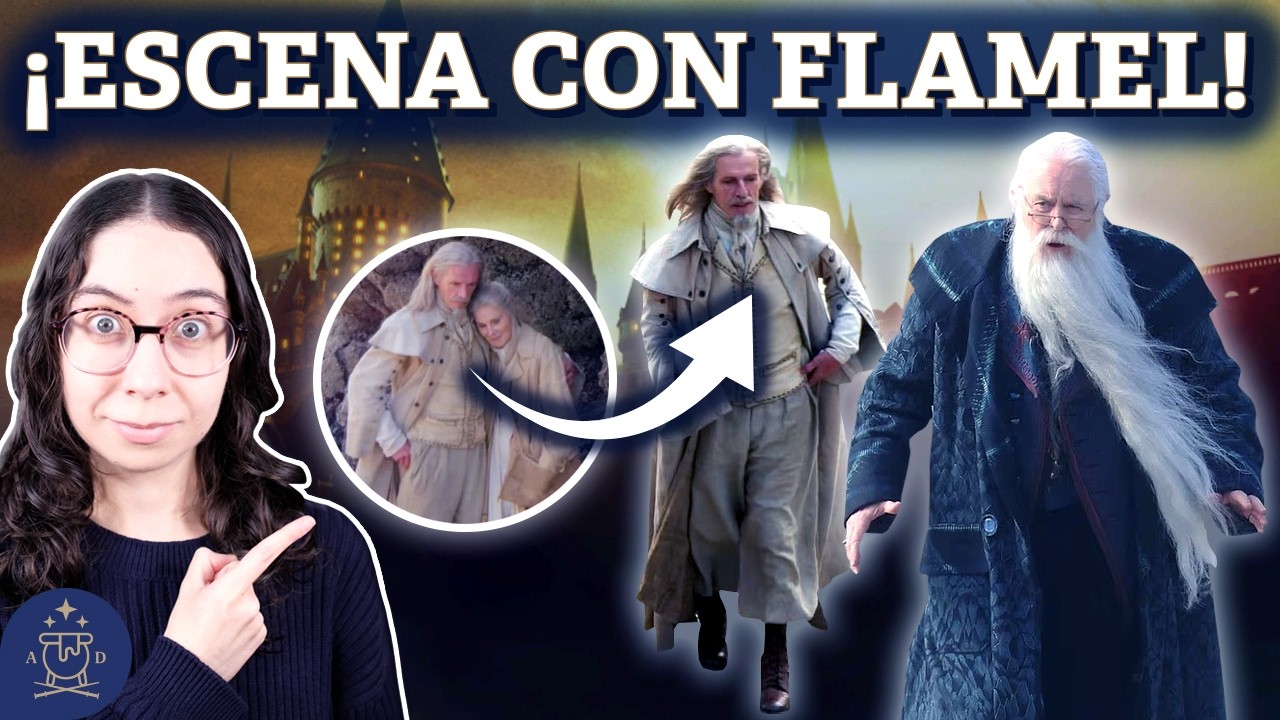 YouTube post by @ElAquelarreDeDany for Storytel. Caption reads: FULL ANALYSIS: Dumbledore in HBO's Harry Potter....