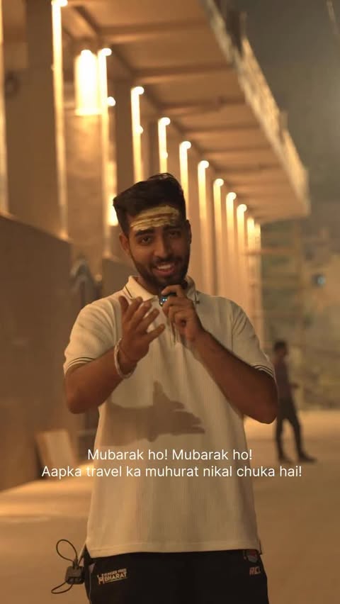 Instagram post by @storiesofkashi for MakeMyTrip. Caption reads: [...] trust me, nothing feels better....