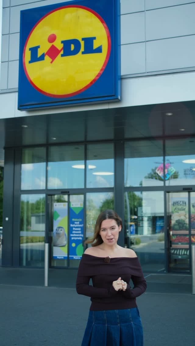 Instagram post by @nataliasisik for Lidl Polska. Caption reads: [Współpraca reklamowa z @lidlpolska ] Przepis na....