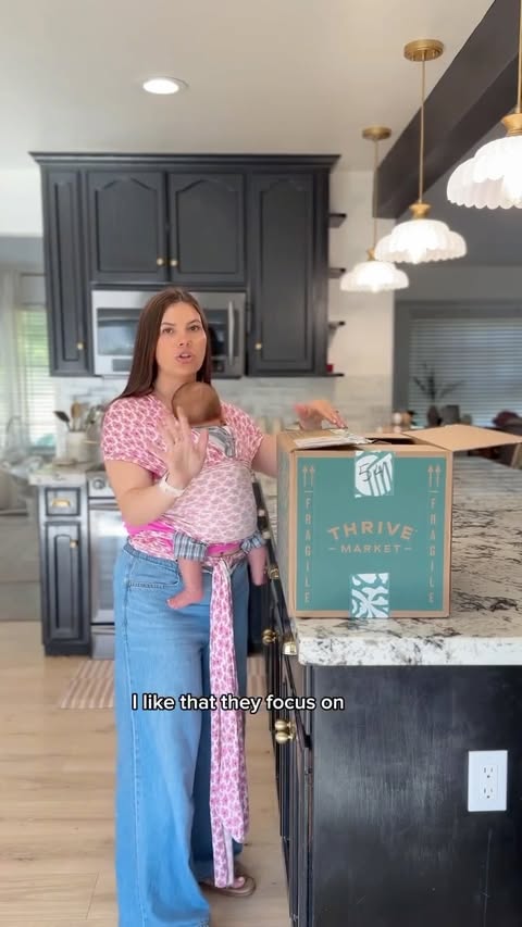 Instagram post by @mariiahslife for Thrive Market. Caption reads: [...] gives me more time with my boys. 🫶....