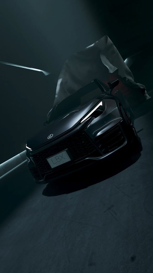 Instagram post by @nishijun.1 for Lexus. Caption reads: It’s not just driving — it’s a....