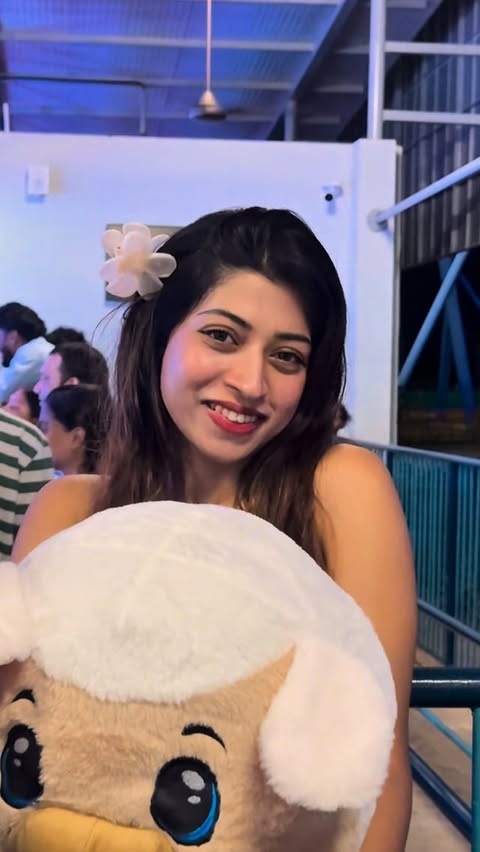 Instagram post by @sruthijaj_official for Wonderla Holidays. Caption reads: Fun fun fun 🥳 !!! Offer details on caption....