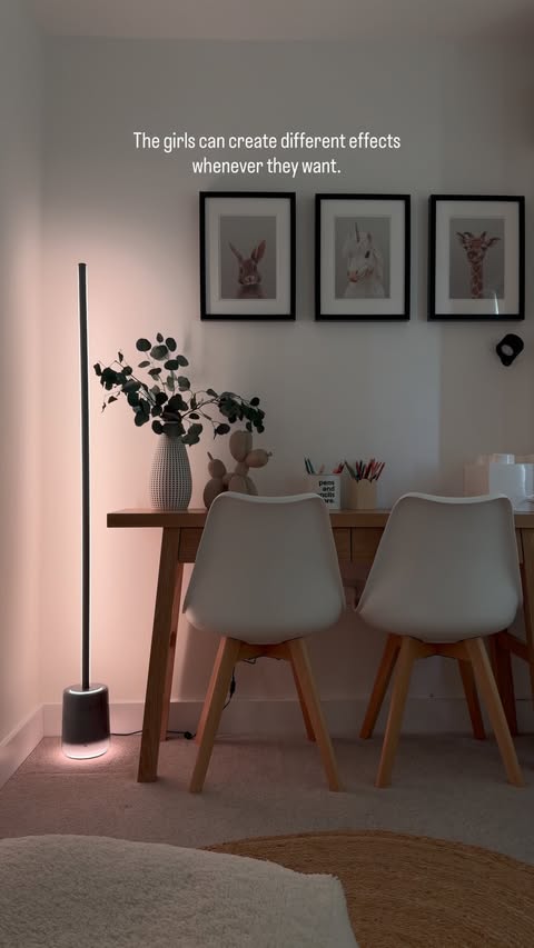 Instagram post by @_myhomeinspo_ for Govee. Caption reads: [...] from choosing preset scenes to using Govee’s....