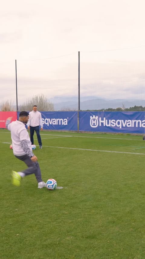 Instagram post by @jermaine7pennant for Husqvarna. Caption reads: [...] was a great few days in Camiral with....