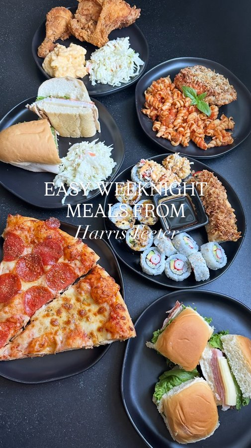 Instagram post by @30minutefoodie for Harris Teeter. Caption reads: Back-to-School season is right around the corner....