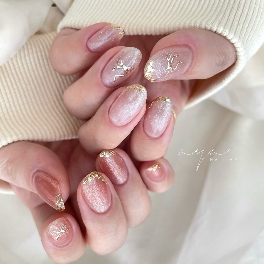 Instagram post by @ayanyabe_nail for Gel Me1. Caption reads: PR @gelme1 ㊗️10th anniversary🥂✨....