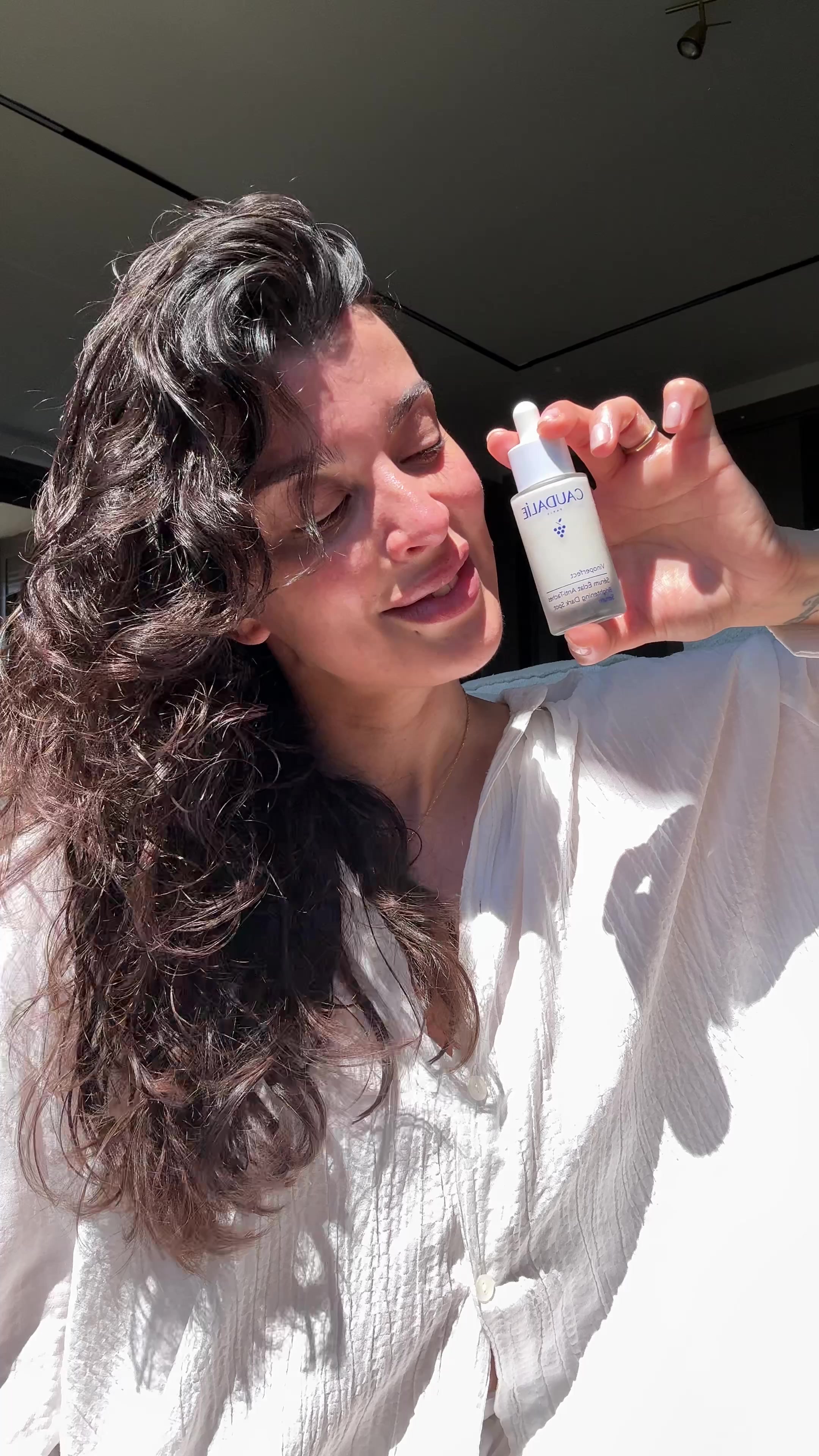 TikTok post by @nayaozgun for Caudalie. Caption reads: Yıllardır bittikçe tekrar ve tekrar aldığım....