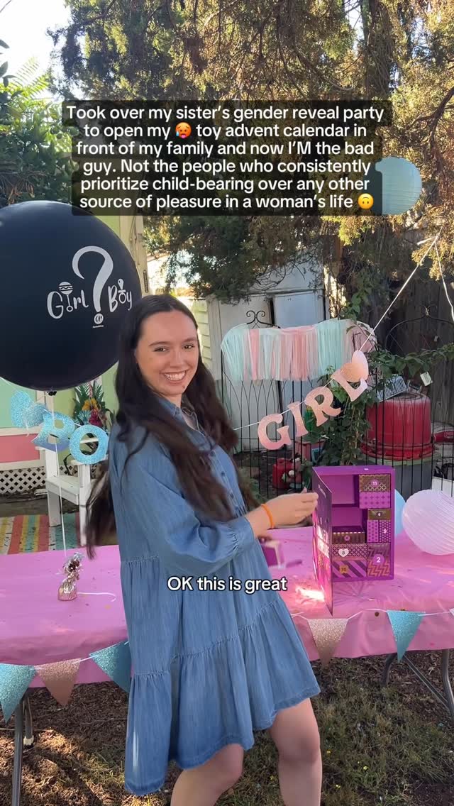 Instagram post by @louisamelcher for Lovehoney. Caption reads: AD - Boy, girl… literally who cares when you can....