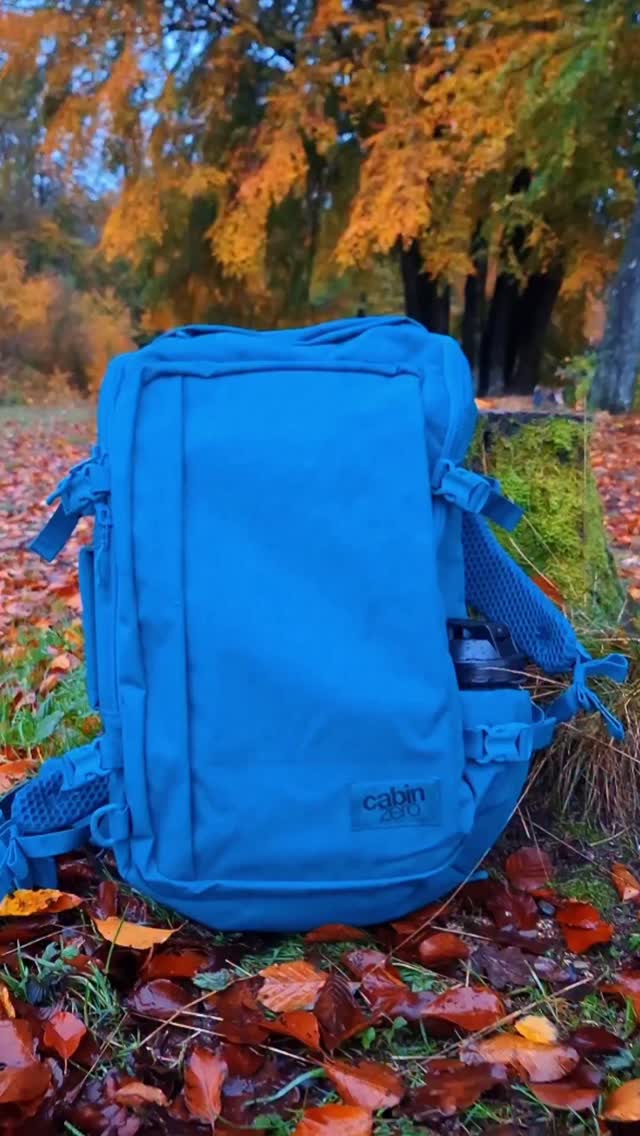 Instagram post by @nationwidepolic for CABINZERO. Caption reads: [...] me 🎒 for my first adventure with the....