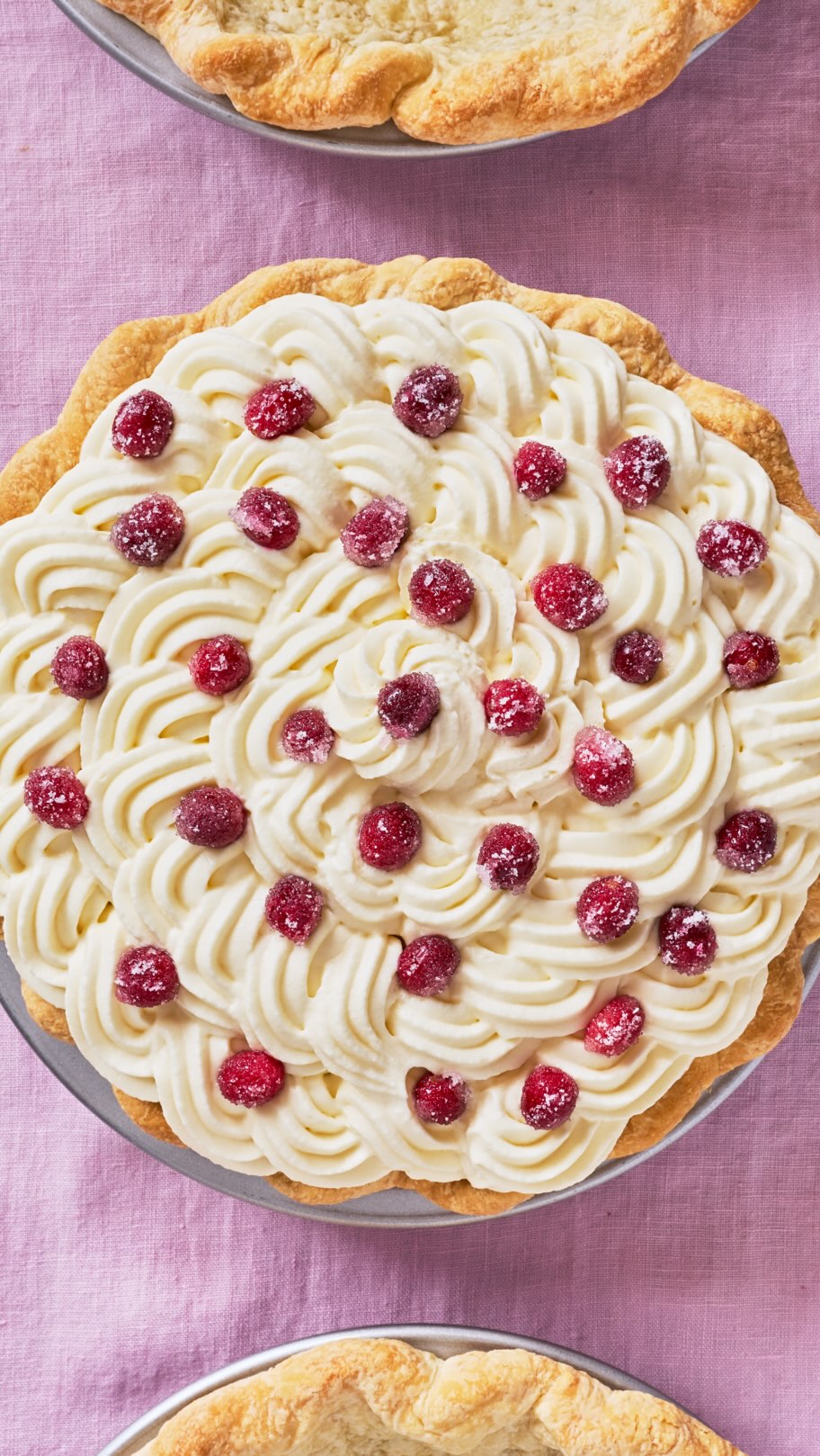 Instagram post by @emcdowell for King Arthur Baking Company. Caption reads: No one makes holiday pies as approachable and....