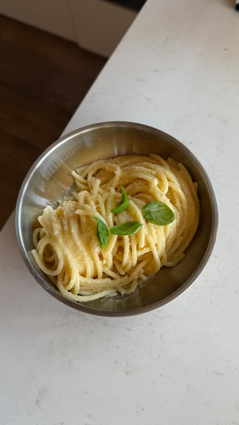 Instagram post by @coconutandbliss for ShopBack Singapore. Caption reads: Creamy lemon pasta - the best part is, I got....