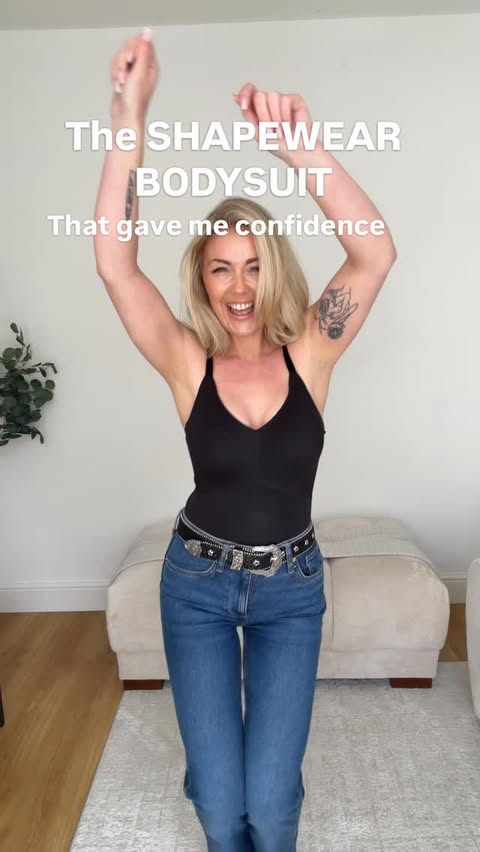 Instagram post by an influencer for Honeylove. Caption reads: [...] not squeezed. This @honeylove shapewear....